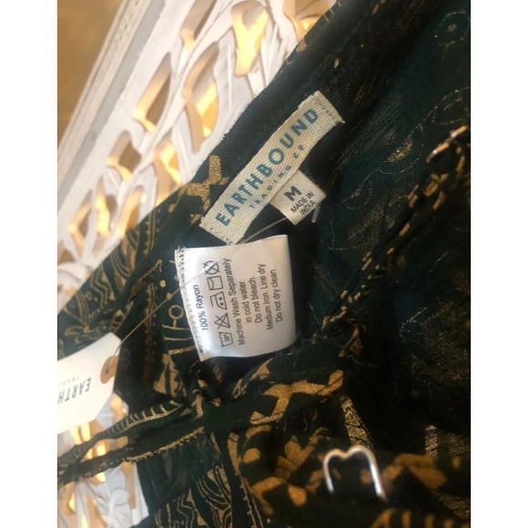 Earthbound Trading Co. Elephant Halter tank, boho festival - Picture 5 of 7